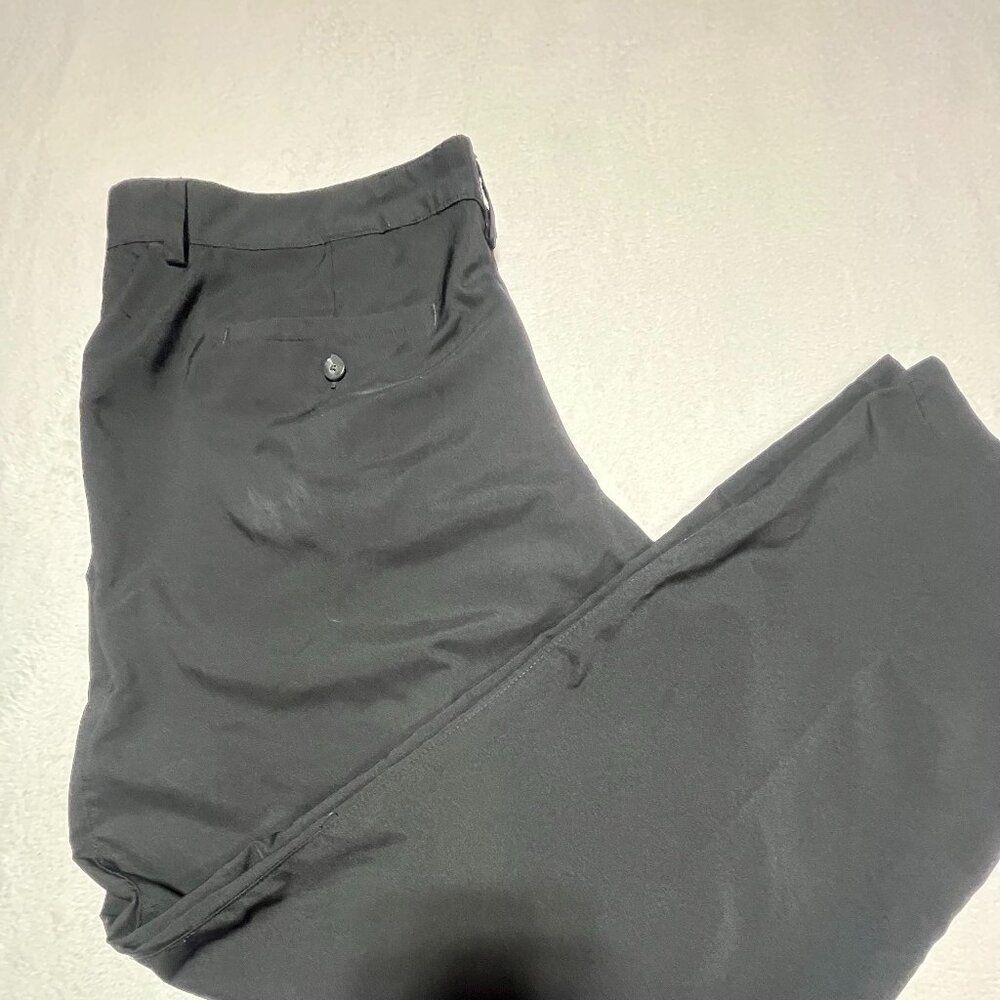 Adidas Black Athletic Pants - Size 42x32 - Picture 3 of 5